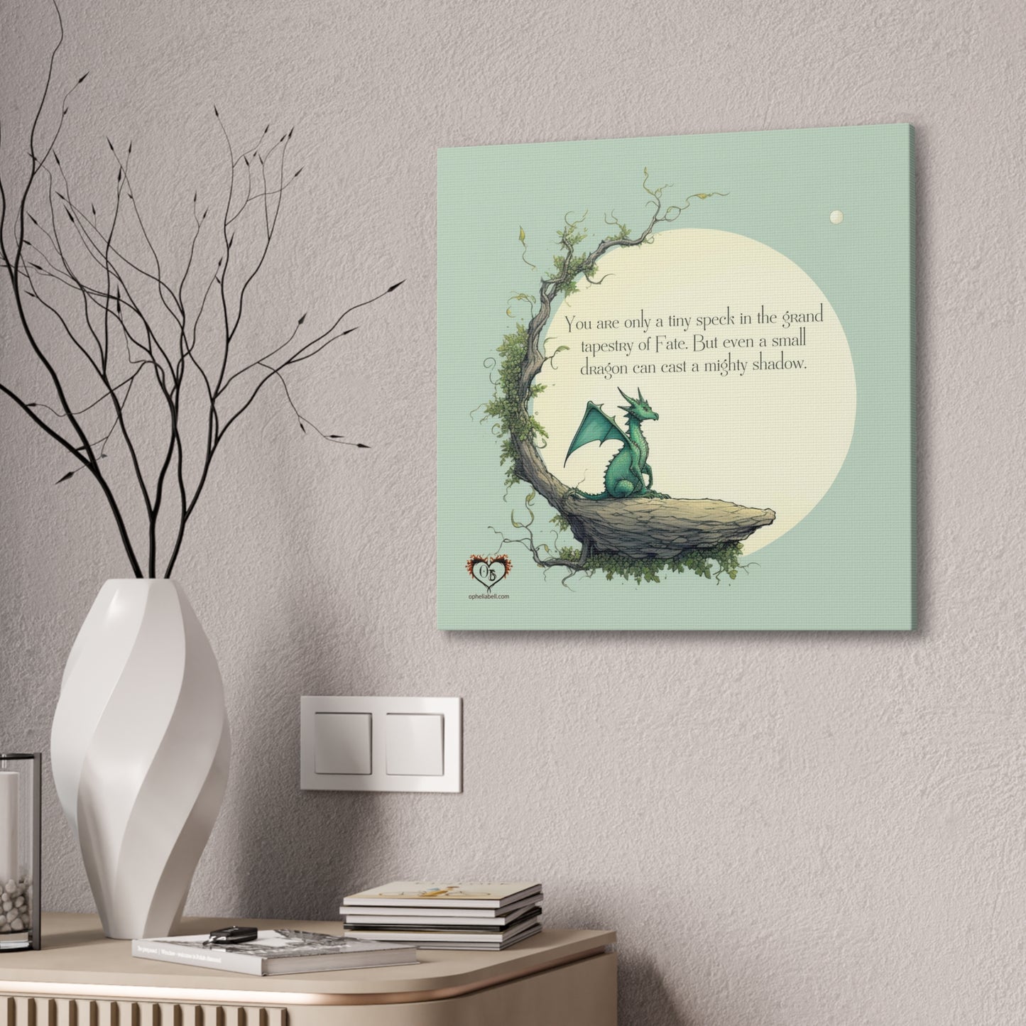 Dragon Wisdom "Mighty Shadow" - Canvas Gallery Wraps