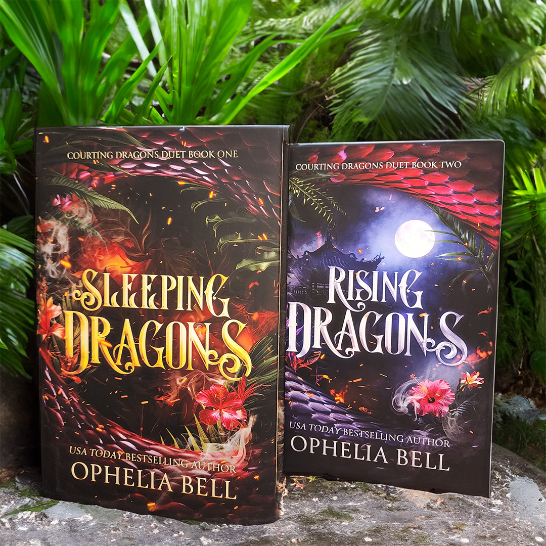 Hardcover Duet of Sleeping Dragons and Rising Dragons with Discreet Covers. Premium Set without foil