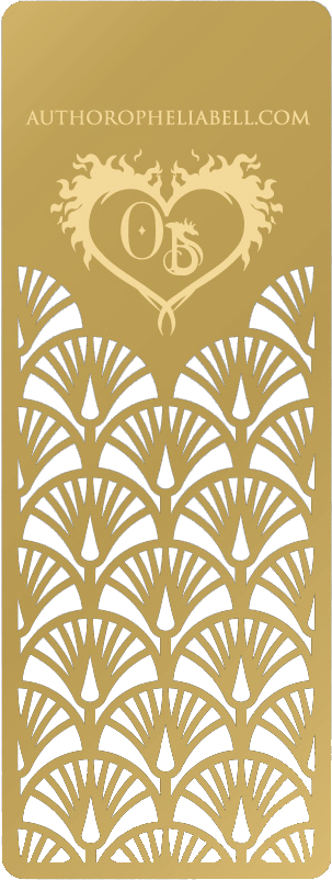 Dragon Betrayed 10th Anniversary — Gold Scarab Metal Bookmark
