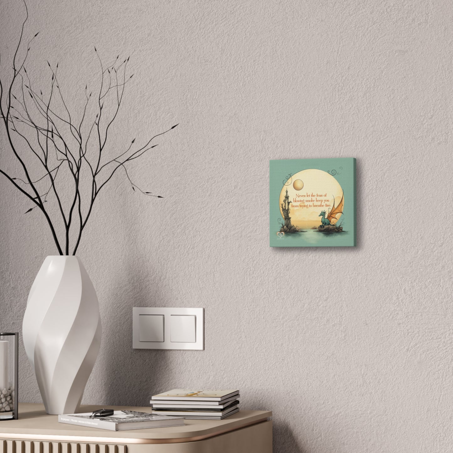 Dragon Wisdom "Blowing Smoke"  - Canvas Gallery Wraps