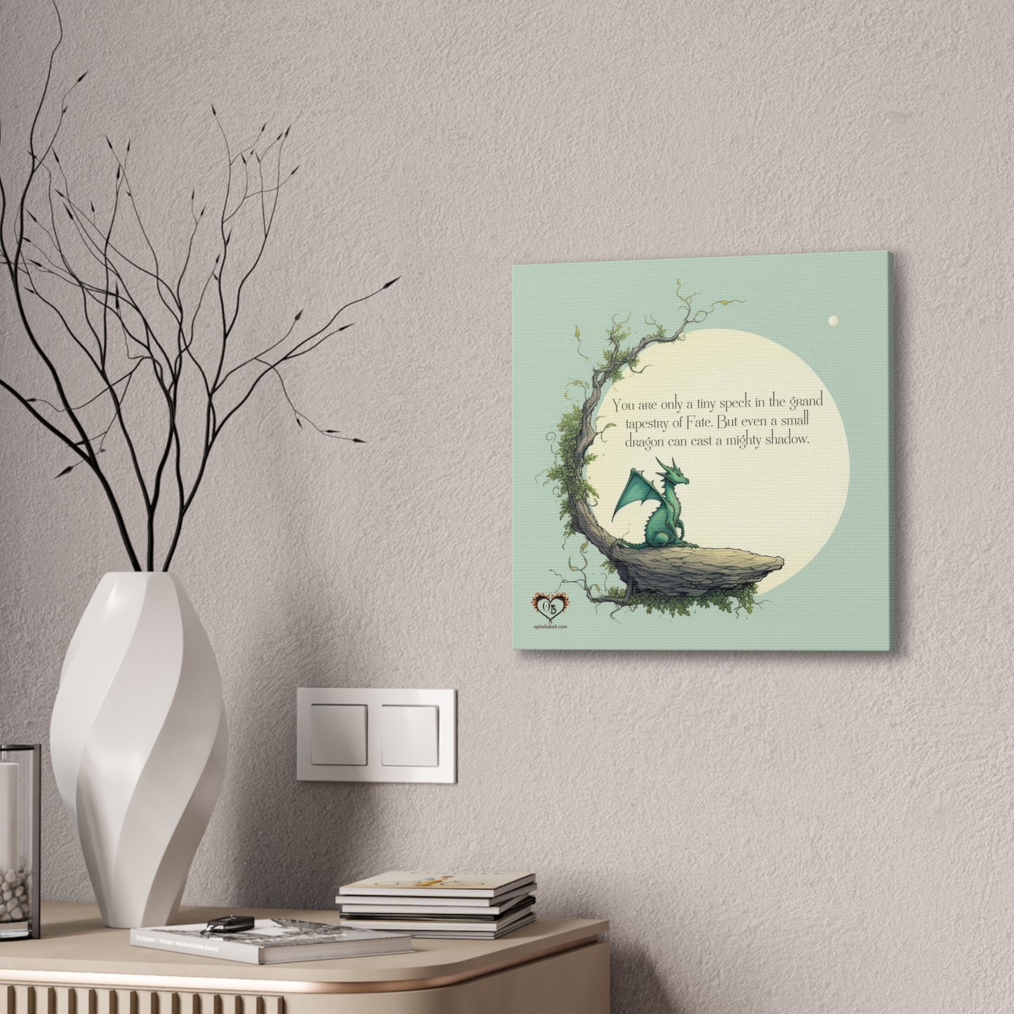 Dragon Wisdom "Mighty Shadow"  - Canvas Gallery Wraps