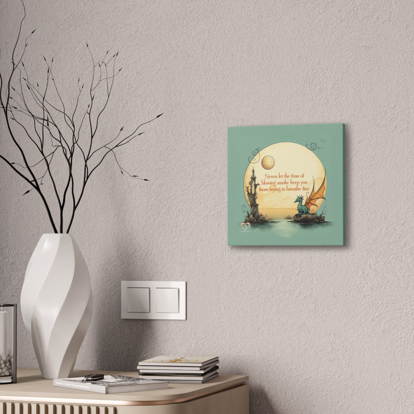 Dragon Wisdom "Blowing Smoke"  - Canvas Gallery Wraps