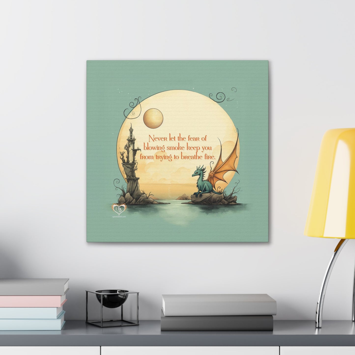 Dragon Wisdom "Blowing Smoke"  - Canvas Gallery Wraps