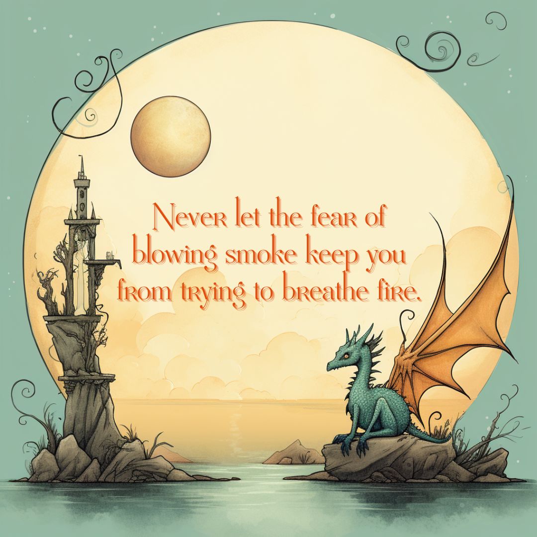 Dragon Wisdom "Blowing Smoke" - Eco Tote Bag