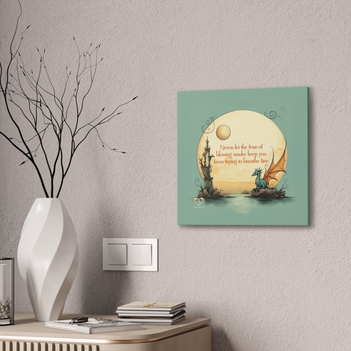 Dragon Wisdom "Blowing Smoke"  - Canvas Gallery Wraps