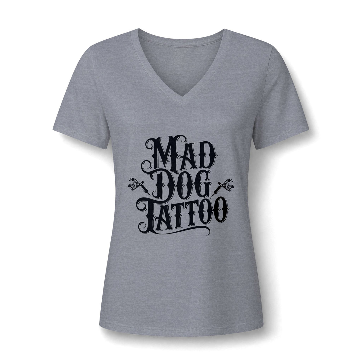 Women's Relaxed Heather CVC V-Neck Tee