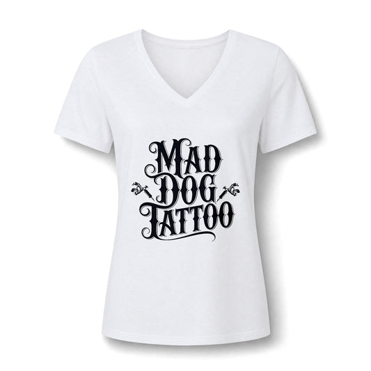 Women's Relaxed Heather CVC V-Neck Tee