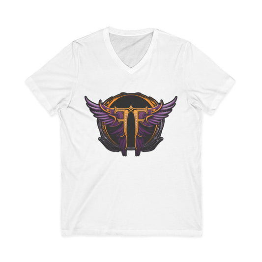 Fate’s Fools Tour V-Neck Tee – Band Logo & Dates Concert Shirt