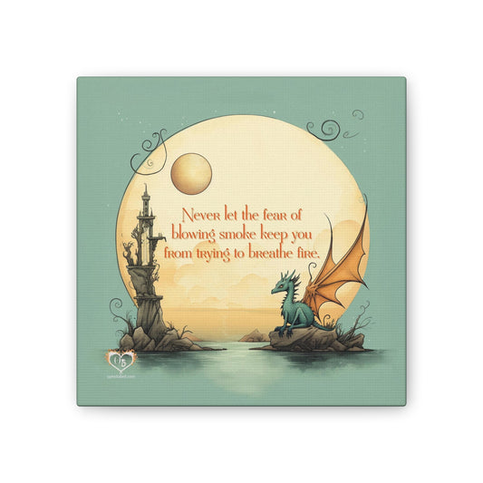 Dragon Wisdom "Blowing Smoke"  - Canvas Gallery Wraps