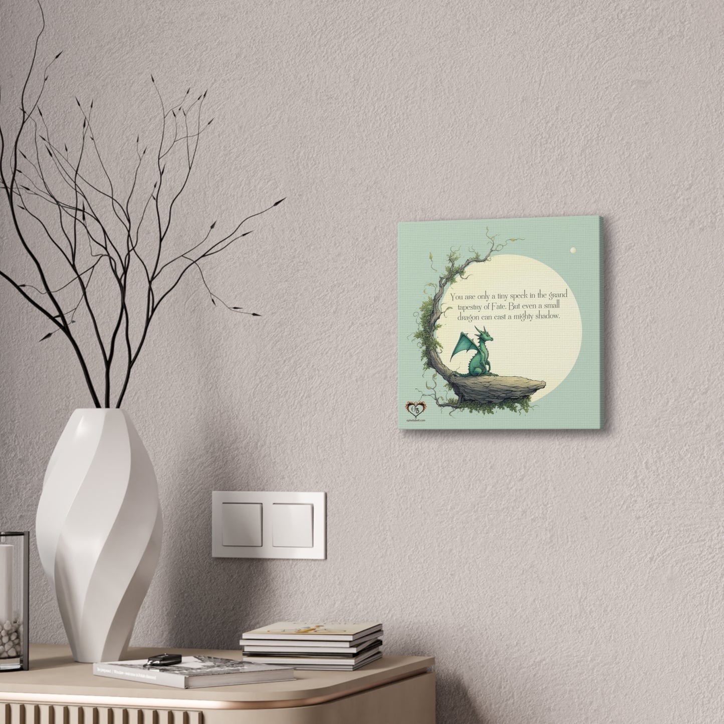 Dragon Wisdom "Mighty Shadow"  - Canvas Gallery Wraps