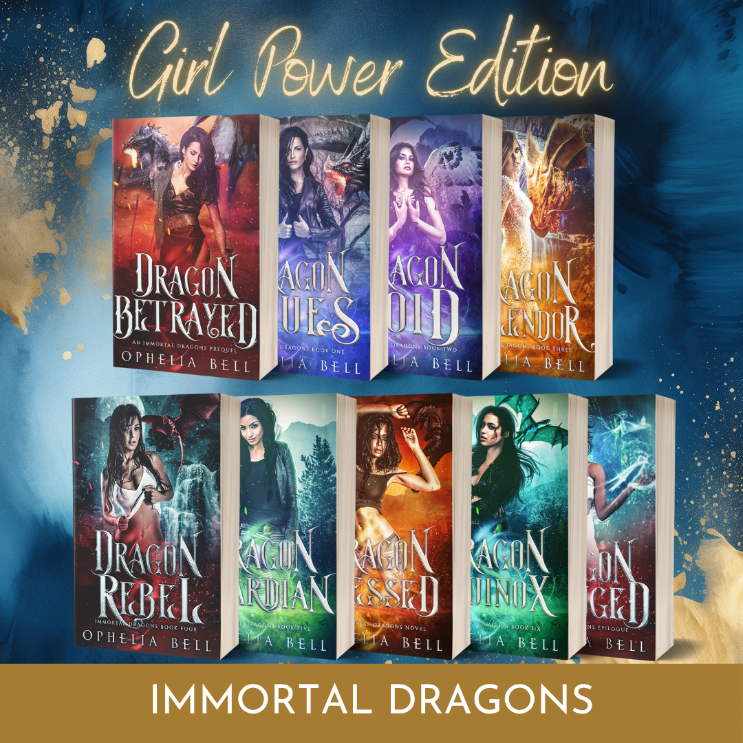 The Steamy Immortal Dragons Complete Ultimate Bundle - Girl Power Edition - Paperbacks