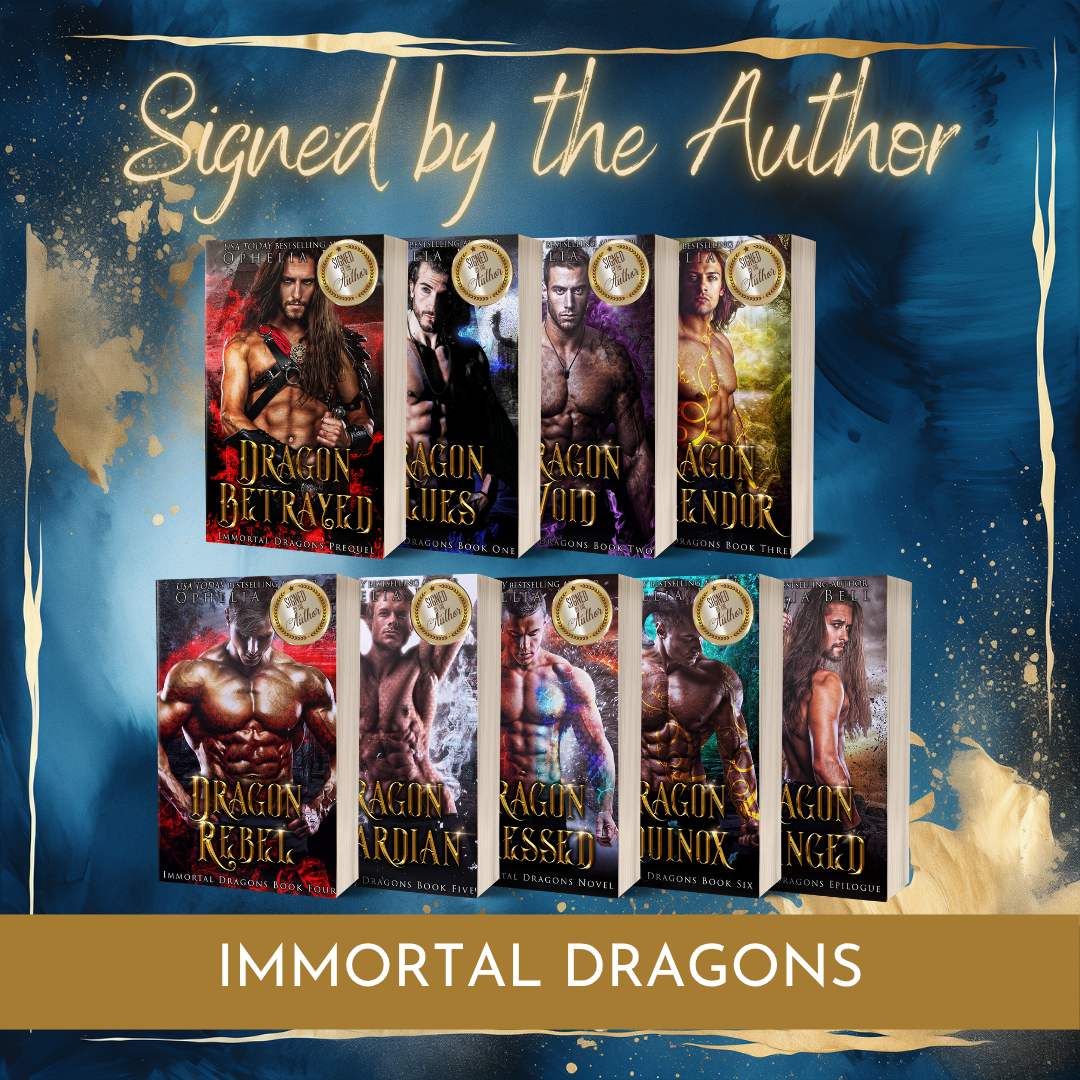 The Steamy Immortal Dragons Complete Ultimate Bundle - Signed Paperbacks