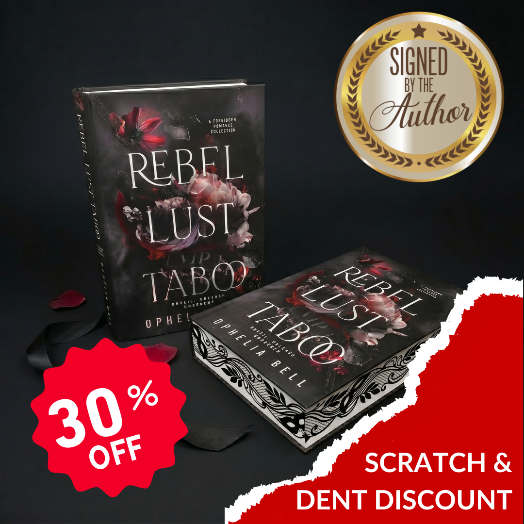 Scratch & Dent - Rebel Lust Taboo Lace Edge Discreet Hardcover (SIGNED)