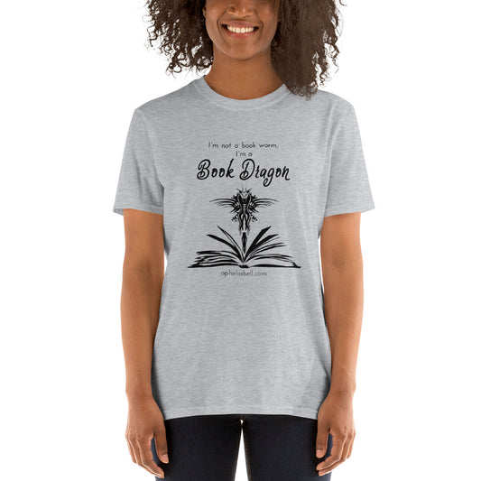 Book Dragon - Short-Sleeve Unisex T-Shirt